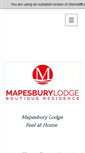 Mobile Screenshot of mapesburylodge.com